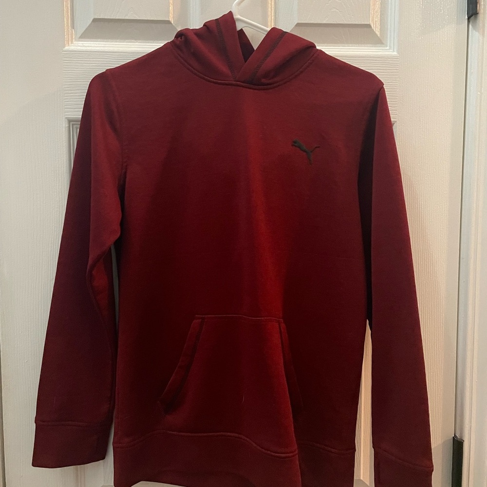 Puma Youth Boy’s Burgundy Hoodie